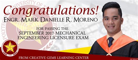 tarpaulin design for passing the board exam